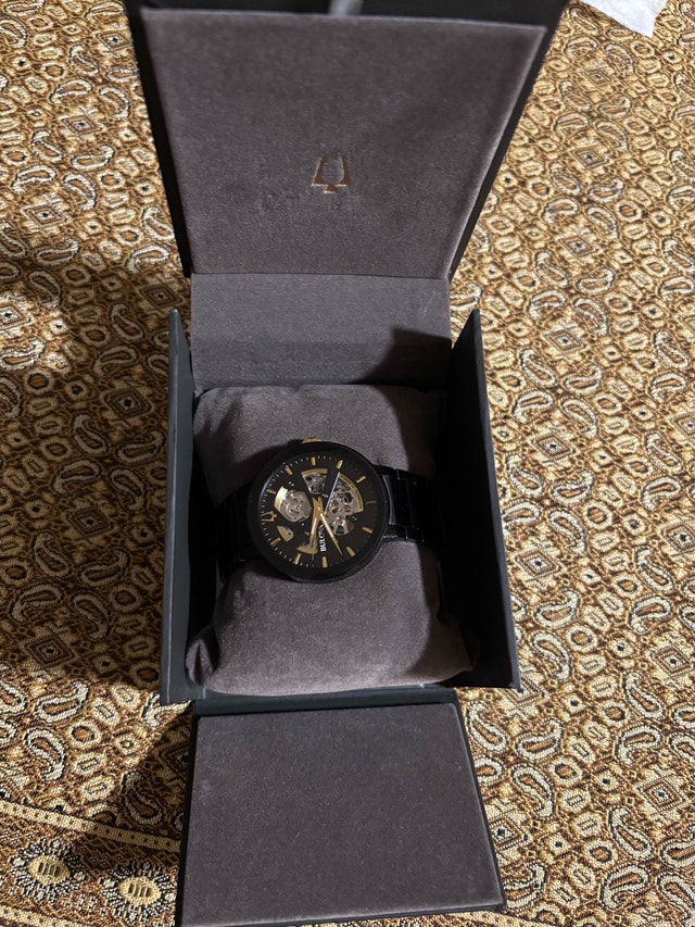 Bulova Automatic skeleton watch