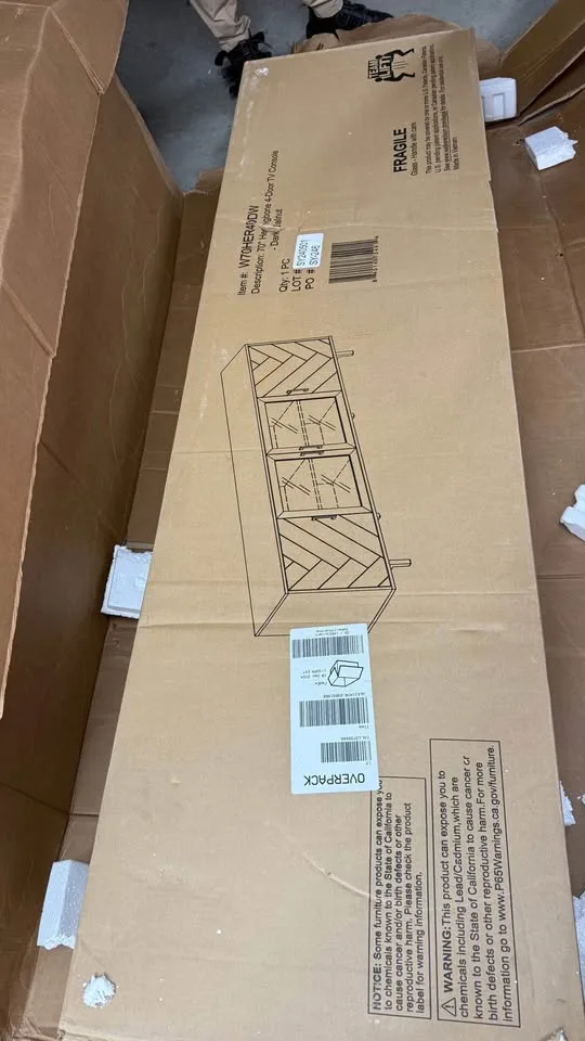 Adariaha 70" 4-Door TV Stand for TVs up to 80" image indicator(4)