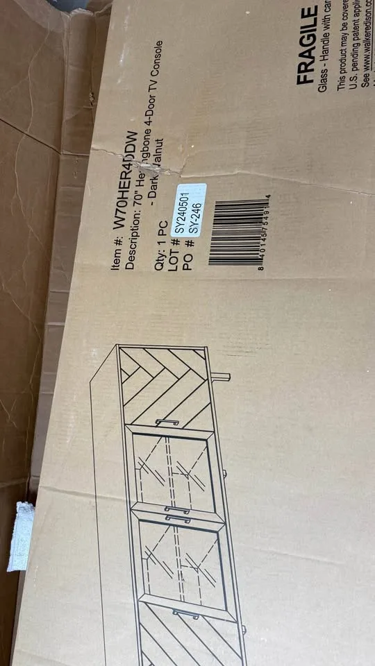 Adariaha 70" 4-Door TV Stand for TVs up to 80" image indicator(5)