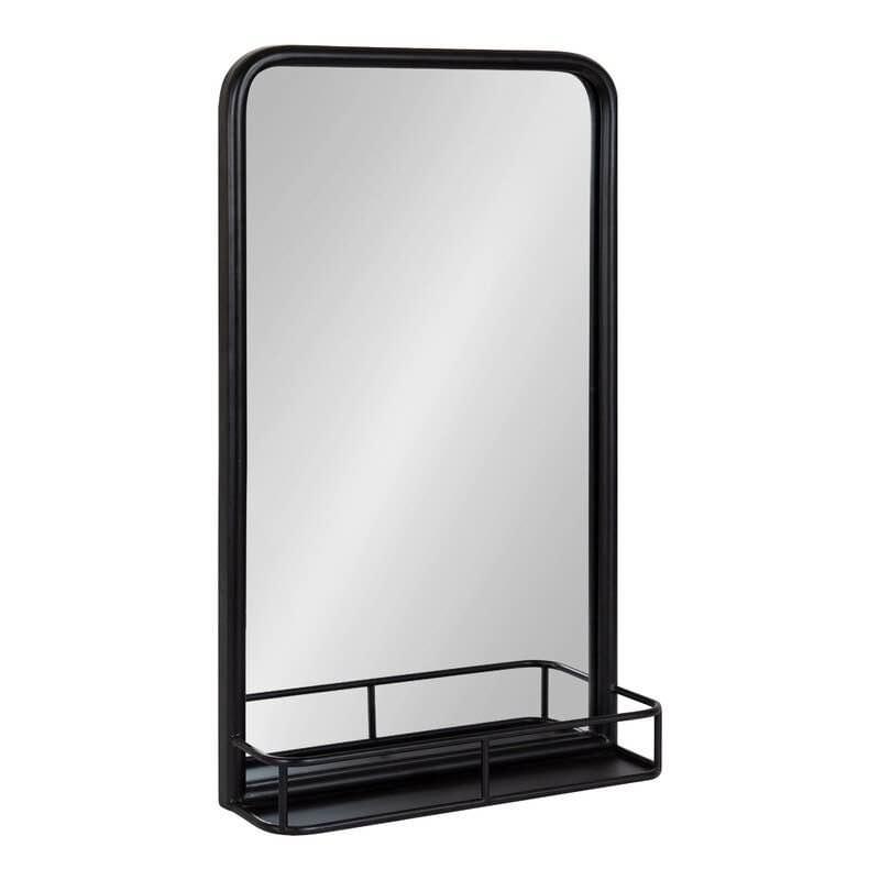 Black Rustic Koda Metal Rectangle Wall Mirror - photo 3