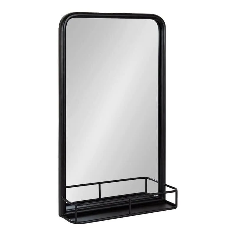 Black Rustic Koda Metal Rectangle Wall Mirror image indicator(3)