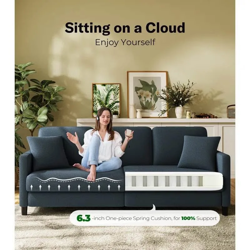 Febo 83'' Upholstered Sofa image indicator(3)