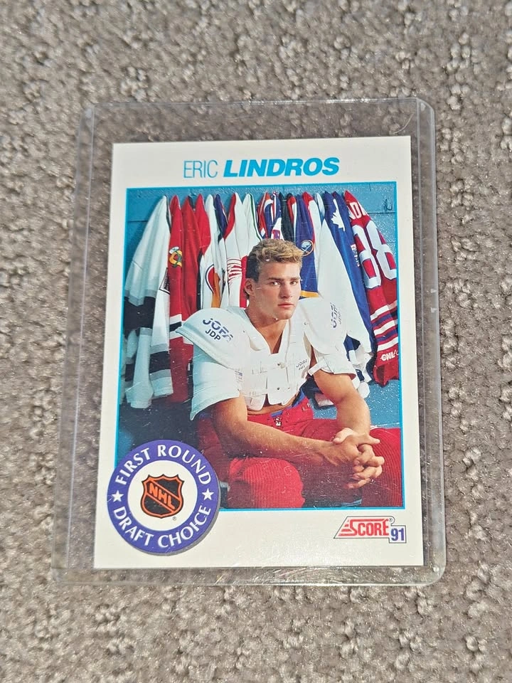 1991-92 Score #329 Eric Lindros Rookie Hockey Card