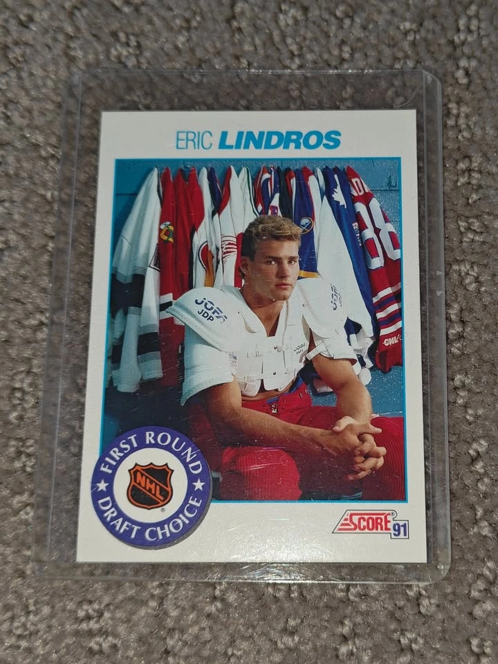 1991-92 Score #329 Eric Lindros Rookie Hockey Card - photo 3