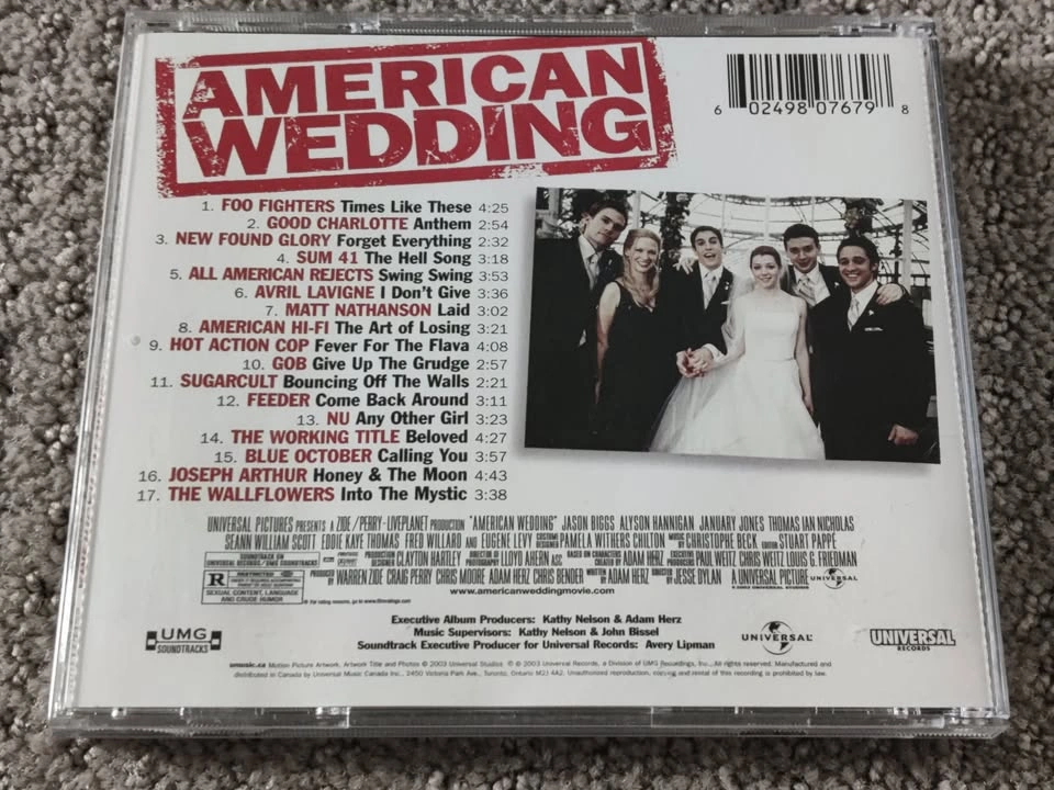 American Wedding & American Pie 2 - Music CD Album - photo 3