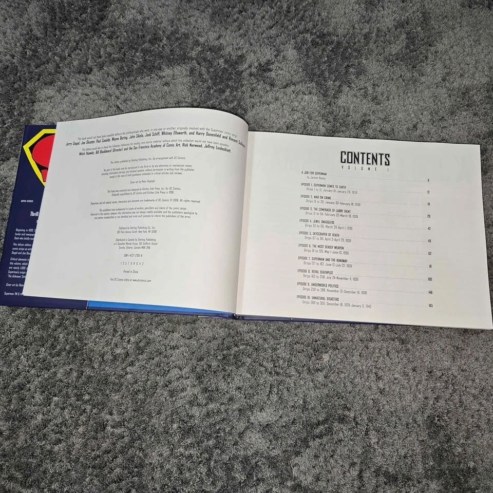 Superman: The Dailies 1939-1942 Hardcover Book - photo 5