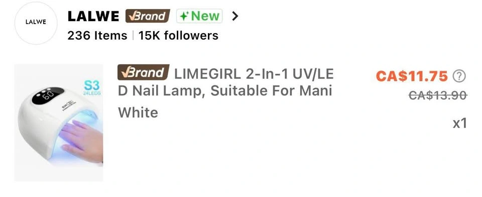 UV LED nail lamp - photo 3