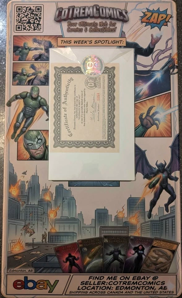 Ultimate X-Men Vol 1 #12 (End Game) Signed by Mark Millar - photo 2