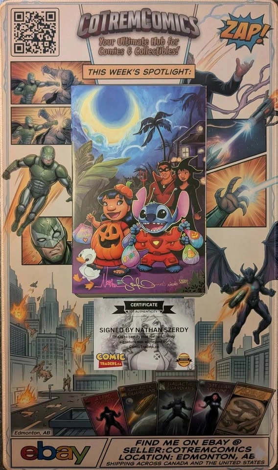 LILO AND STITCH #1 NYCC VIRGIN EXCLUSIVE NATHAN SZERDY SIGNED W/ - photo 2