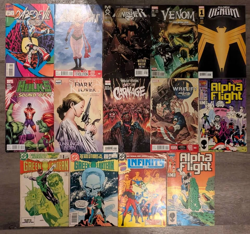 35 various Spider-Man, green lantern, venom comic lot - photo 3