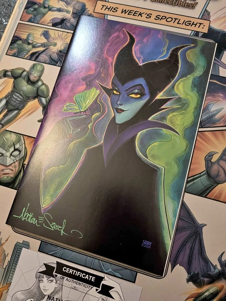 Maleficent #5 SIGNED by Nathan Szerdy Disney Comics Dynamite