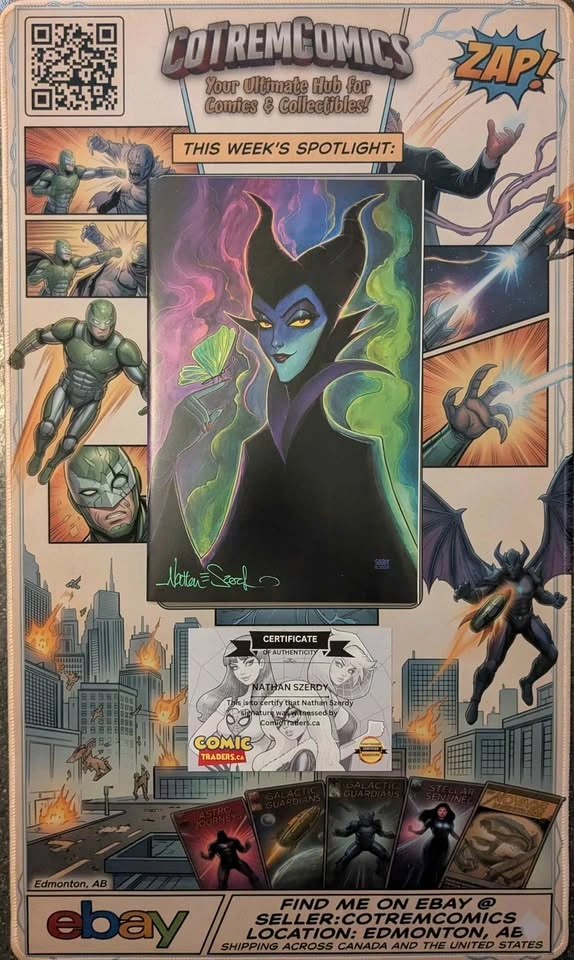 Maleficent #5 SIGNED by Nathan Szerdy Disney Comics Dynamite - photo 2