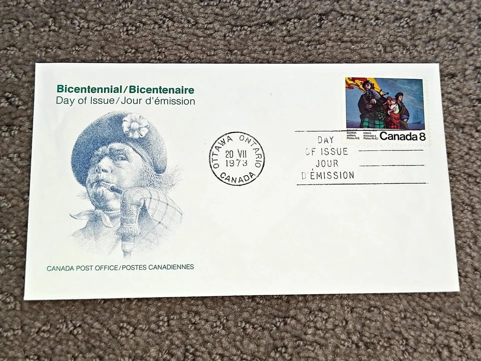 First Day Covers FDC - Bicentennial of Scottish Settlers Pictou