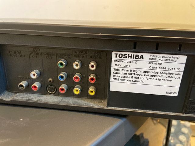 Toshiba dvd vhs player combo working - photo 5