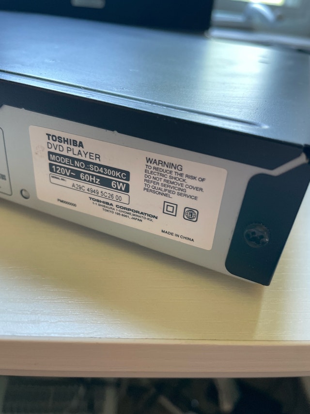 Toshiba dvd player working - photo 5