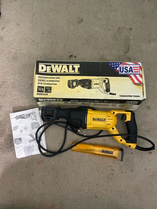 DeWalt 12 Amp Corded Reciprocating Saw