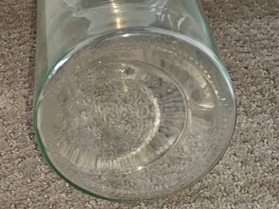 Glass Jar Storage Canister with Silver Lid (10" x 3-3/4") - photo 5
