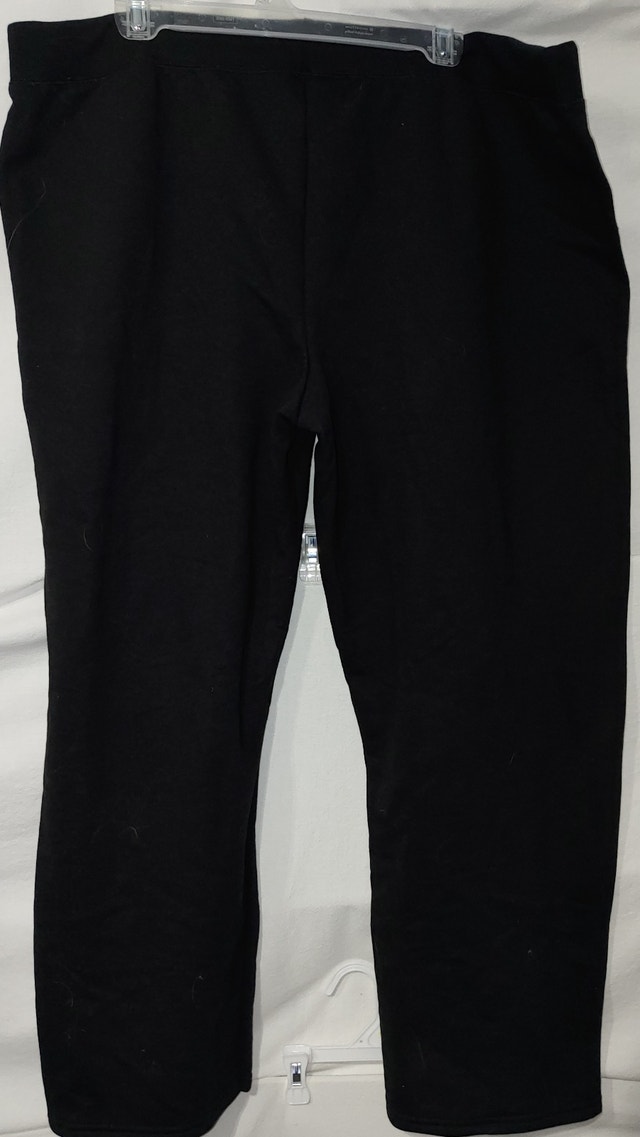 NEW Hanes Women's XXL Petite Black Originals Cozy Fleece Joggers - photo 4