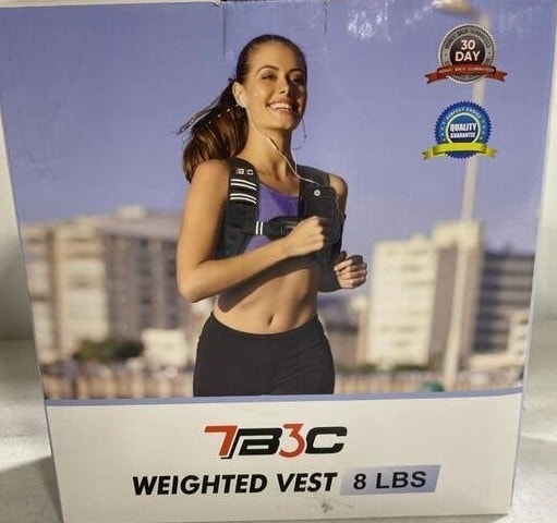 NEW TB3C Weighted Vest, 8Lbs with Reflective Stripe, Single Buck - photo 5