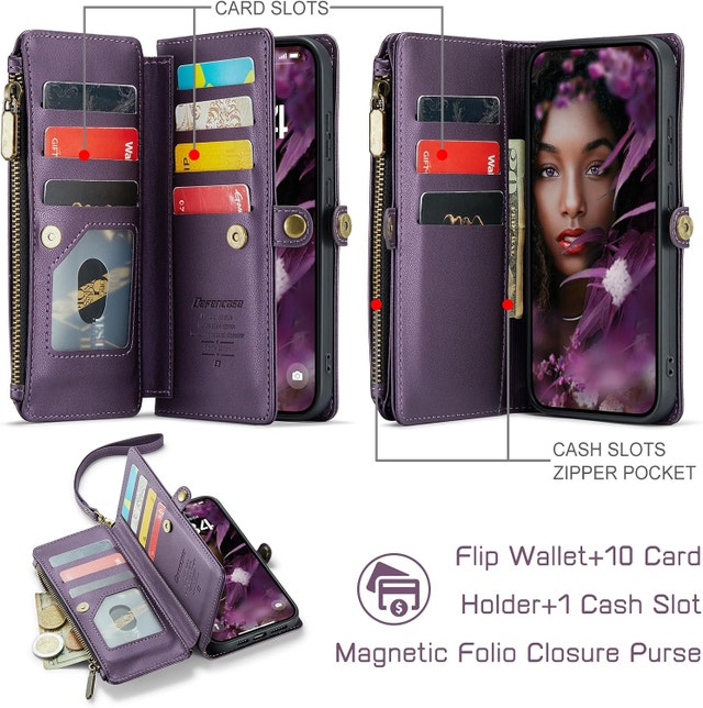 NEW Defencase Samsung Galaxy S24 FE Wallet Case w Card Holder
