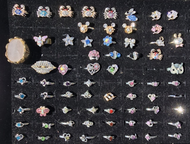 NEW Wide Variety of Children's Adjustable Costume Rings