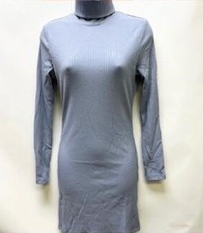NEW Women's XS Turtleneck Dress Long Sleeve Mini Slim Knit - photo 2