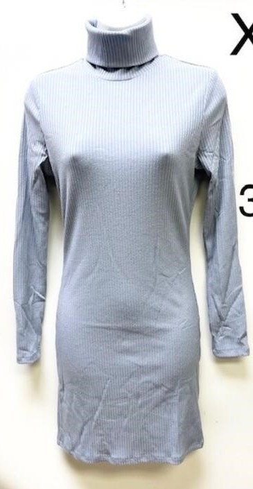 NEW Women's XS Turtleneck Dress Long Sleeve Mini Slim Knit - photo 3