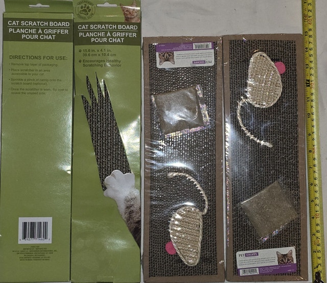 NEW Pet Shoppe & Greenbrier Kennel Club Cat Scratch Boards
