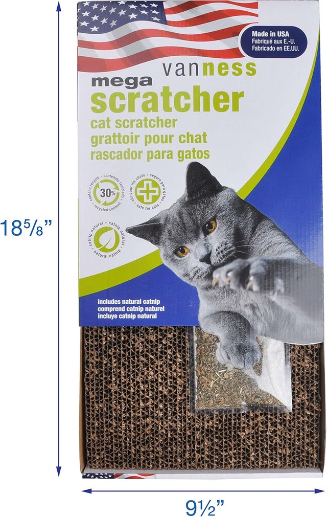 NEW Van Ness Pets Mega Cat Scratch Pad, Double Wide Size