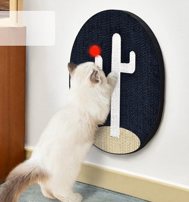 NEW Cat Scratcher Board Wall Scratching Pad w Double-Sided Tape