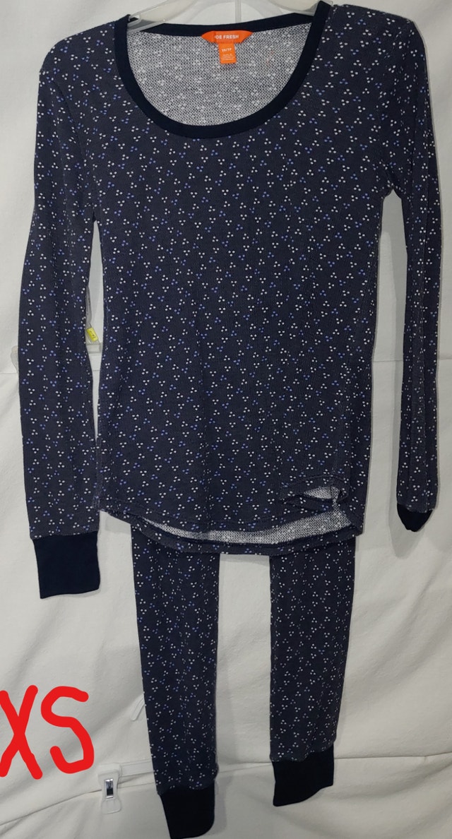NEW Women's 2 Pc Pj's Small & Medium Pajama Sets Joe Fresh - photo 2