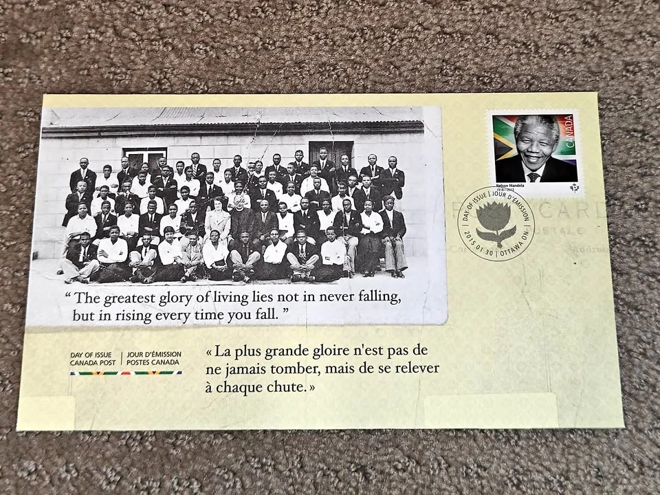 First Day Covers FDC - Nelson Mandela - Canada Post 2015