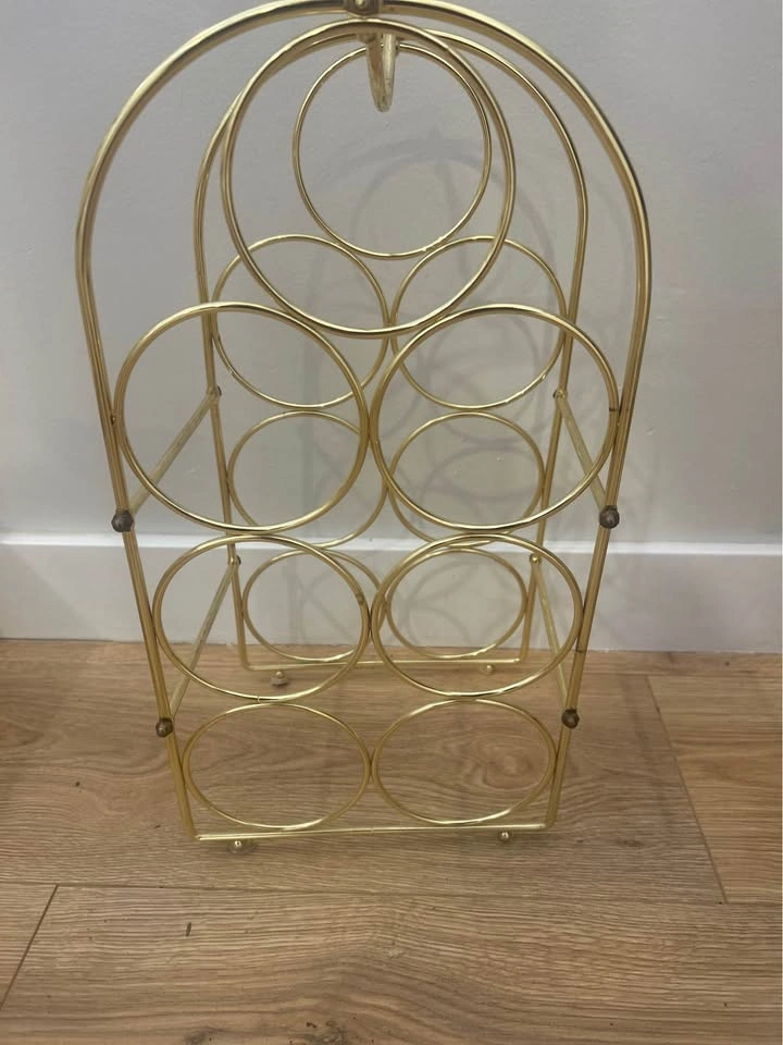 Gold Metal 7-Bottle Wine Rack - photo 5