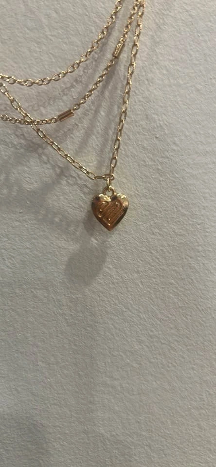 Justice Gold-Tone Layered Heart Necklace - photo 3