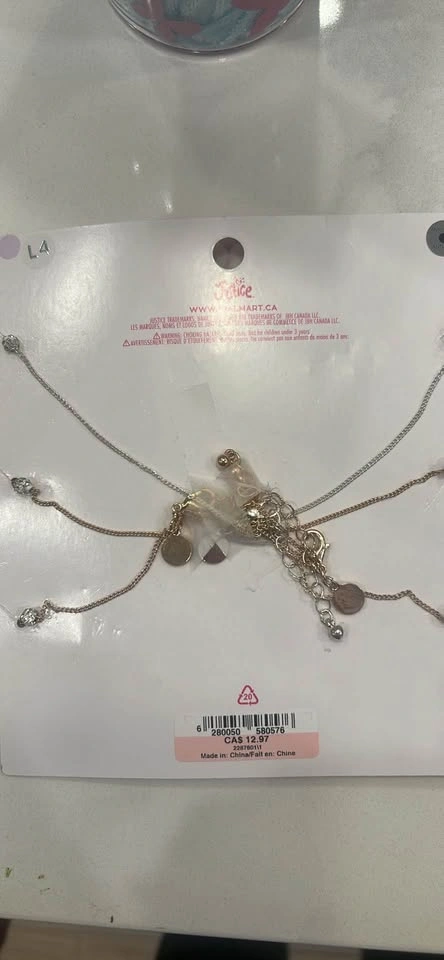 Justice 3-Pack Friendship Heart Necklace Set - photo 2