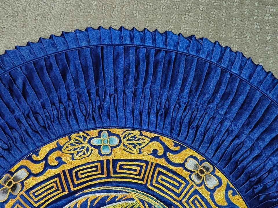Phoenix Silk Embroidery Round Pillow Covers - photo 3