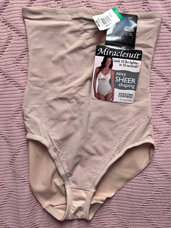 Miraclesuit Shapewear High Waisted Brief Size Large