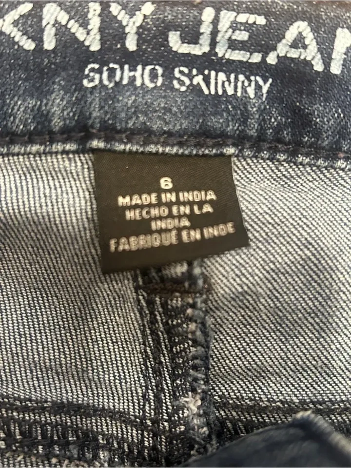 DKNY Jeans Soho Skinny Size 6 - photo 3