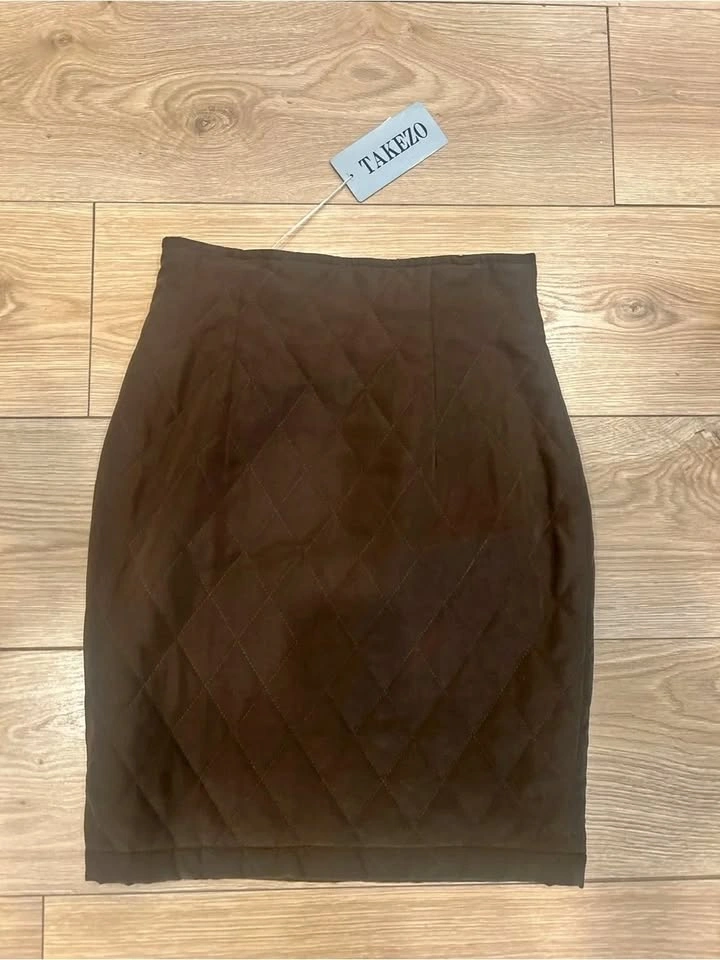 Takezo Quilted Mini Skirt