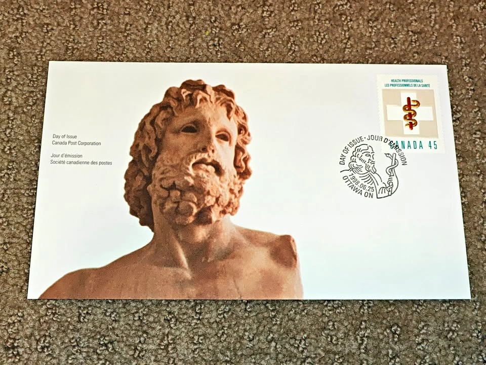 First Day Covers FDC - Health Professionals Stamps - Asclepius