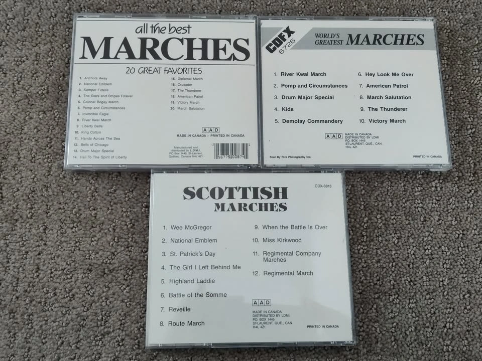 Instrumental - Various CD Marches / Medieval Music Lot - 9 CDs - photo 5