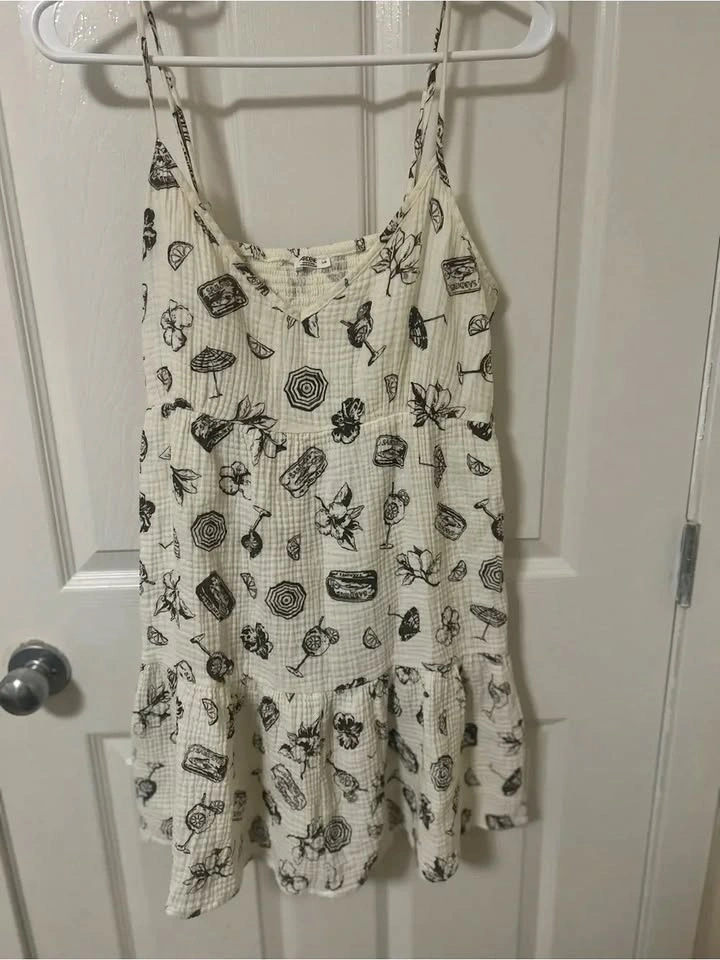 Ardene Summer Mini Dress Size Large Beach Print