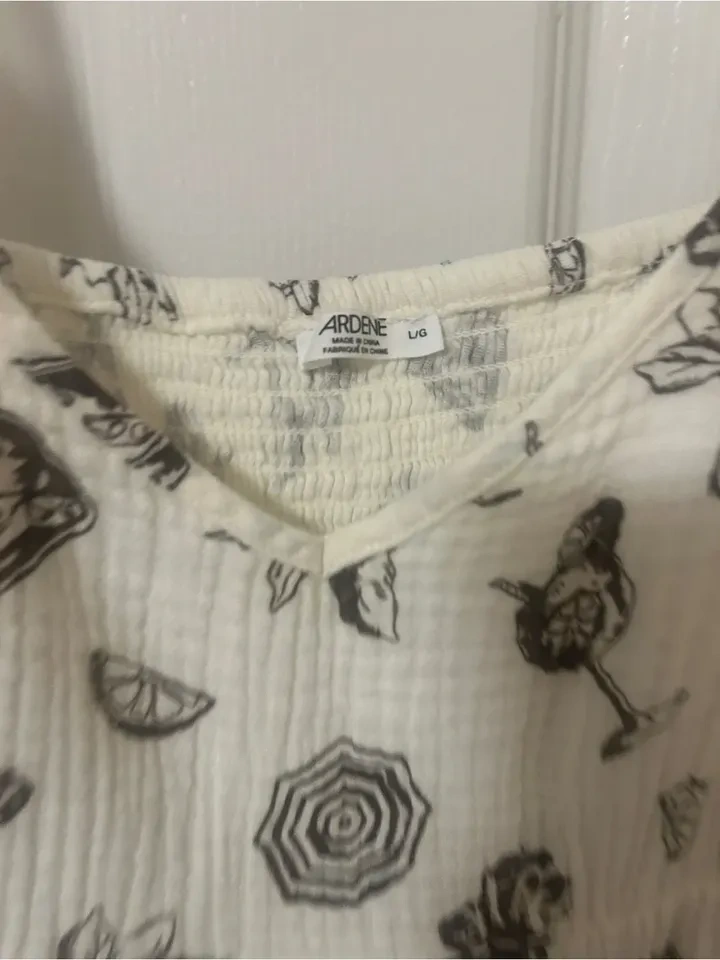 Ardene Summer Mini Dress Size Large Beach Print - photo 3