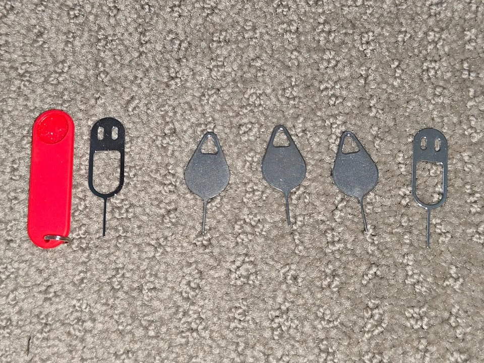 Smartphone Sim Card Tray Open Eject Removal Pin - $1 Each