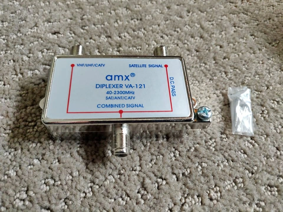 AMX Diplexer VA-121 - Combine Satellite and Antenna Signals