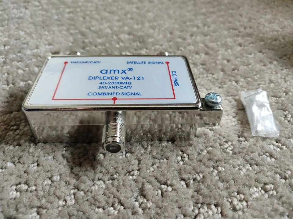 AMX Diplexer VA-121 - Combine Satellite and Antenna Signals - photo 2