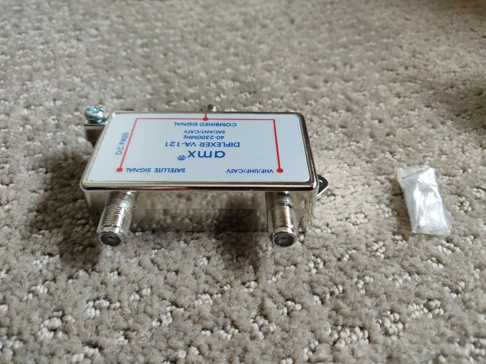AMX Diplexer VA-121 - Combine Satellite and Antenna Signals - photo 3