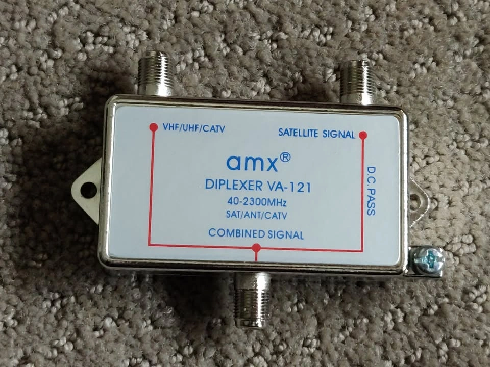 AMX Diplexer VA-121 - Combine Satellite and Antenna Signals - photo 5