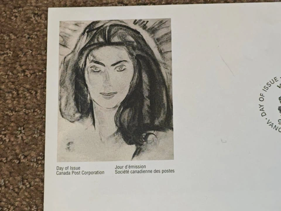 First Day Covers FDC - Frederick Varley "Vera" (Group of Seven) - photo 4