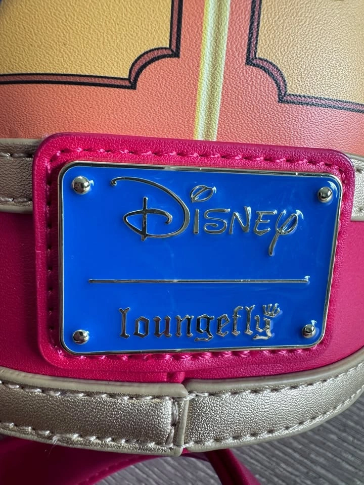 Loungefly Disney Brave Little Tailor Mickey Minnie Carousel Bag - photo 3